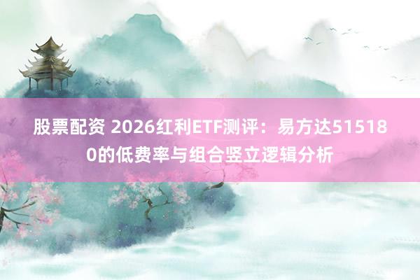 股票配资 2026红利ETF测评：易方达515180的低费率与组合竖立逻辑分析
